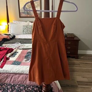 Arizona Rust Orange Sleeveless Romper